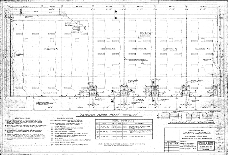 Martin Industrial Park Building 1 Drawings